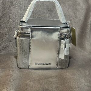Michael Kors Metallic Silver Purse